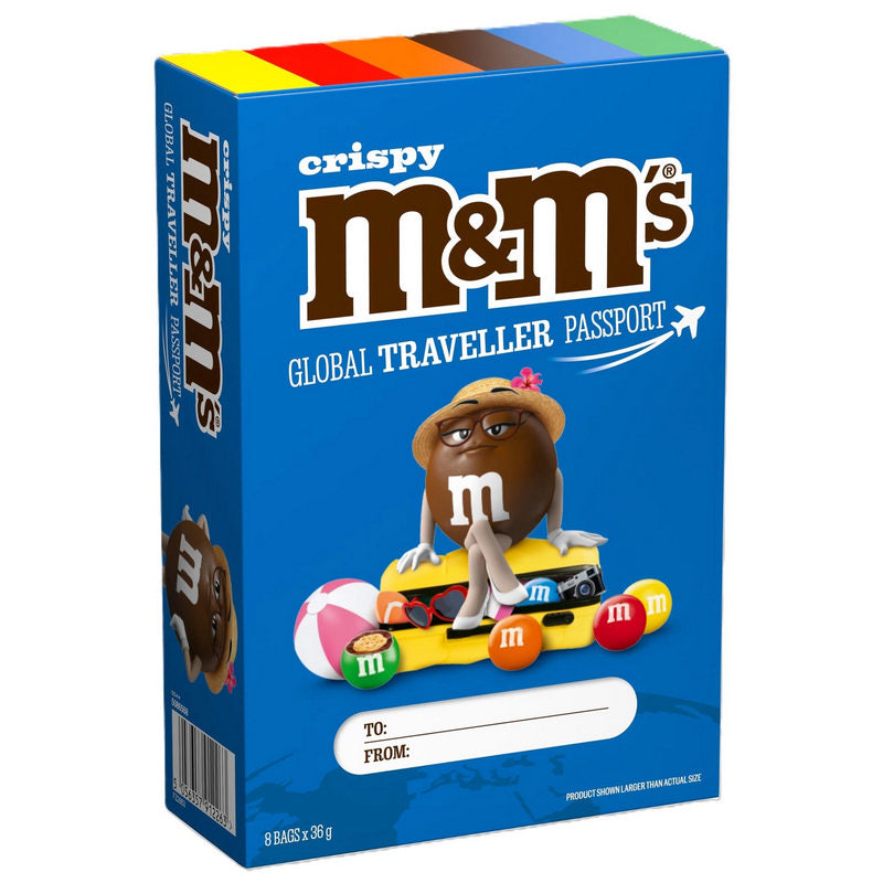 Chocolates M&M Crispy Passport Caja - 288g - Attenza.net