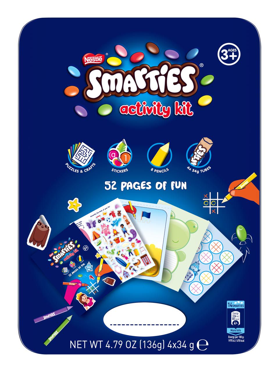 Chocolates Smarties Coloring Kit - Attenza.net