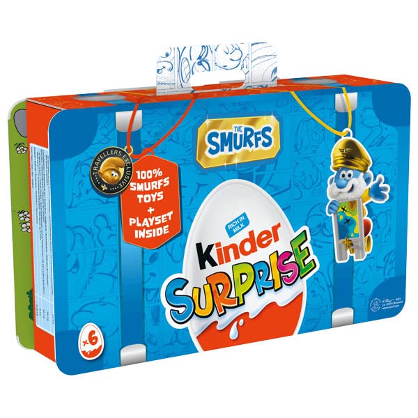 Chocolates Kinder Surprise Smurfs Edition - 120g - Attenza.net