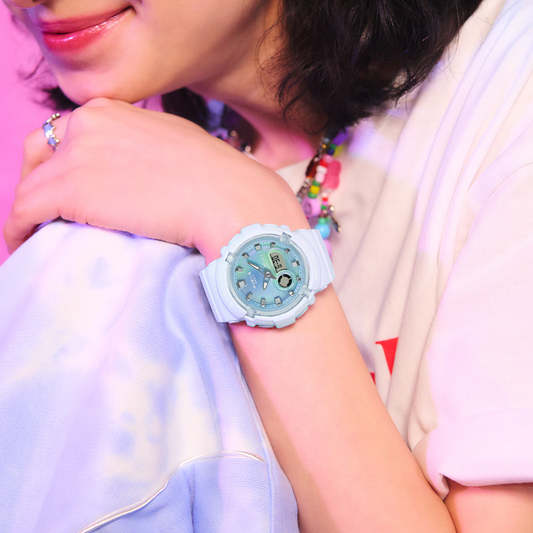 Reloj Análogo Digital Azul Casual de Mujer - Attenza.net