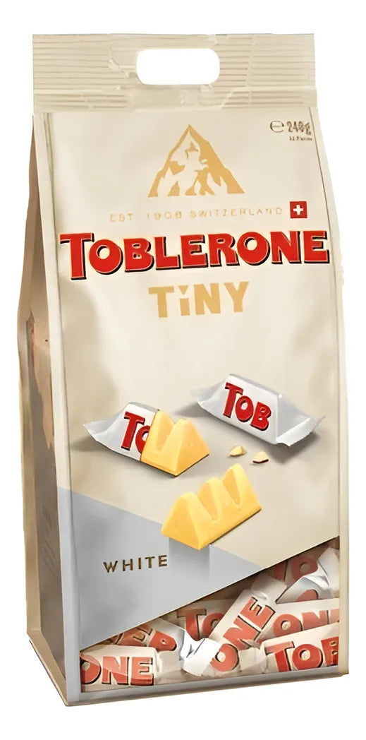 Chocolates Toblerone Blanco Tiny Bolsa - 200g - Attenza.net