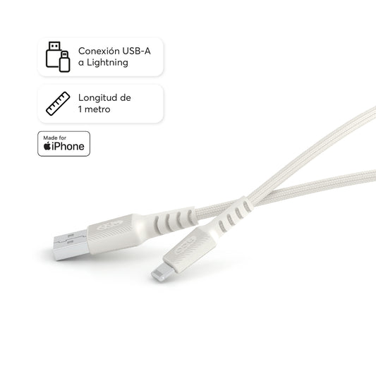 PowerLite 1M Cable USB-A - Lightning - Attenza.net