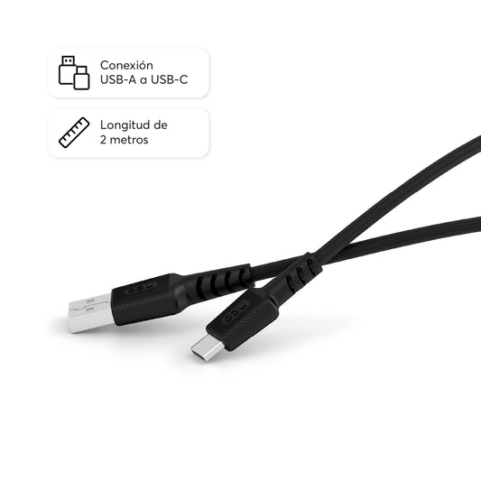 PowerLite 2M Cable USB-A - USB-C - Attenza.net