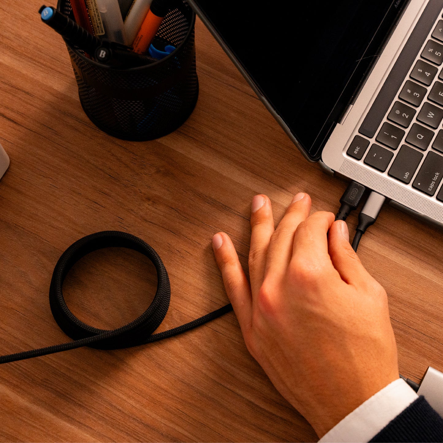 PowerForce 2M Cable Magnético USB-C - USB-C - Attenza.net
