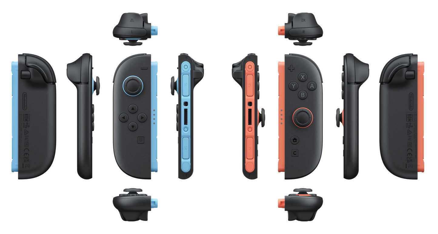 Controles Light Joy-Con™ 2 (L) Azul / (R) Rojo para Nintendo Switch™ 2 - Attenza Panamá