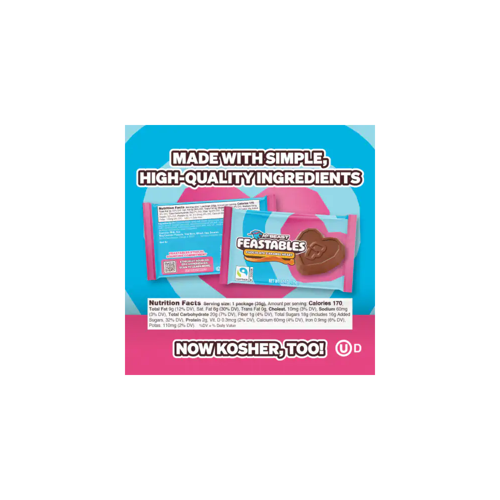 Feastables Chocolates De Avellana 40 G