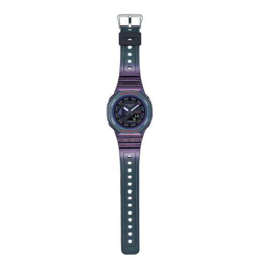 Reloj Análogo-Digital Octagon Carbon Core Aim High Gradient Juvenil Morado de Hombre - Attenza.net