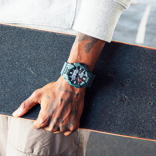 Reloj Análogo Digital Casual Azul de Hombre - Attenza Panamá