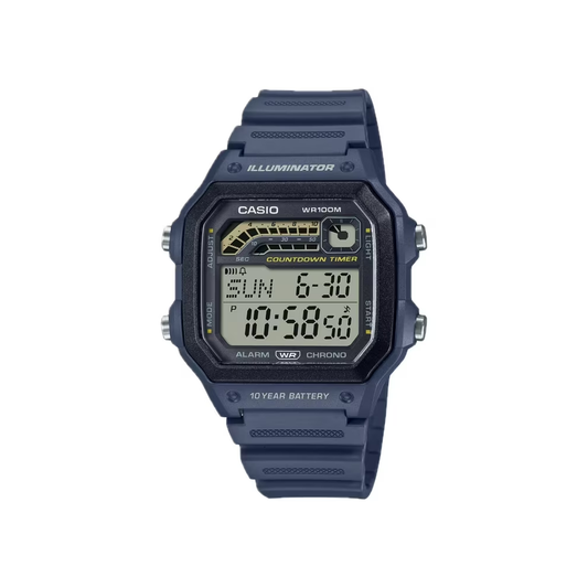 Casio Analógico-Digital Azul de Hombre AMW-880D-3A - Attenza Panamá
