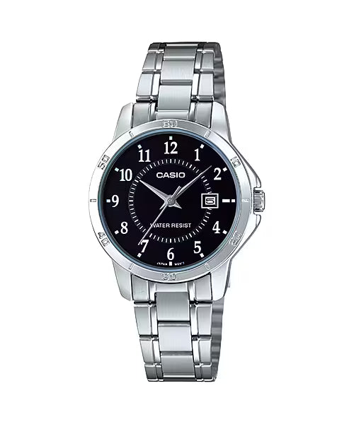 Reloj Análogo Plateado de Mujer LTP-V004D-1B