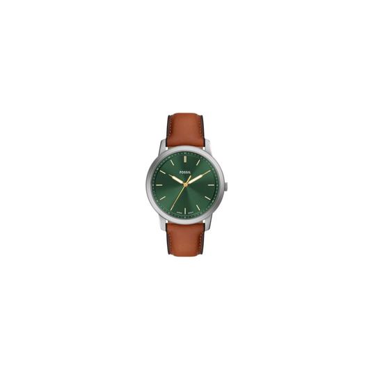 Fossil Reloj Minimalist Slim Análogo Correa de Piel de Hombre - Attenza Panamá