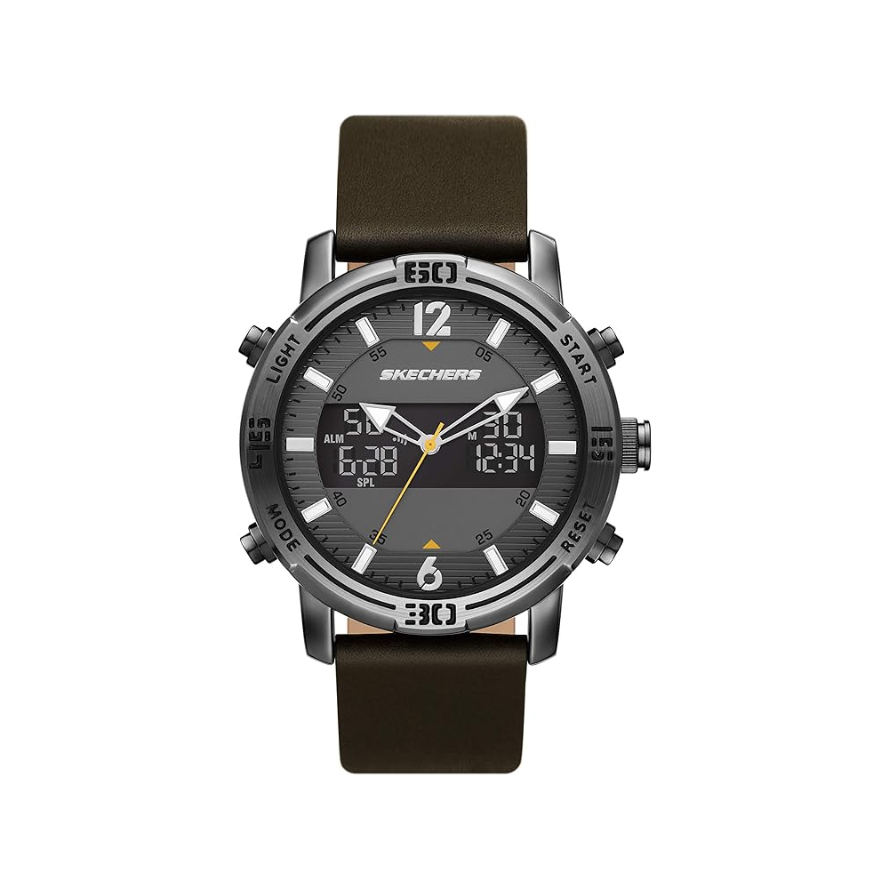 Skechers Reloj Redlands Con Correa De Cuero