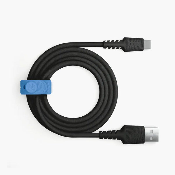 NCO PowerLite Cable Trenzado USB-A a USB-C 18W - Attenza.net