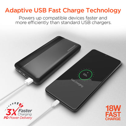 HyperGear Bateria Portable 10,000mAh 20W PD + USB - Attenza Panamá