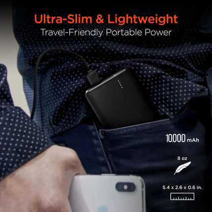 HyperGear Bateria Portable 10,000mAh 20W PD + USB - Attenza Panamá