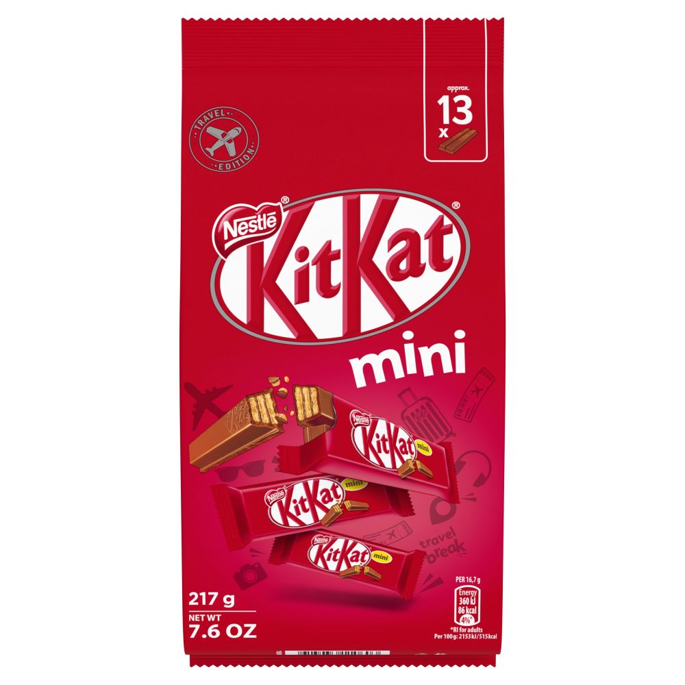 Chocolates Kit Kat Mini Snack Bolsa - 217g - Attenza.net