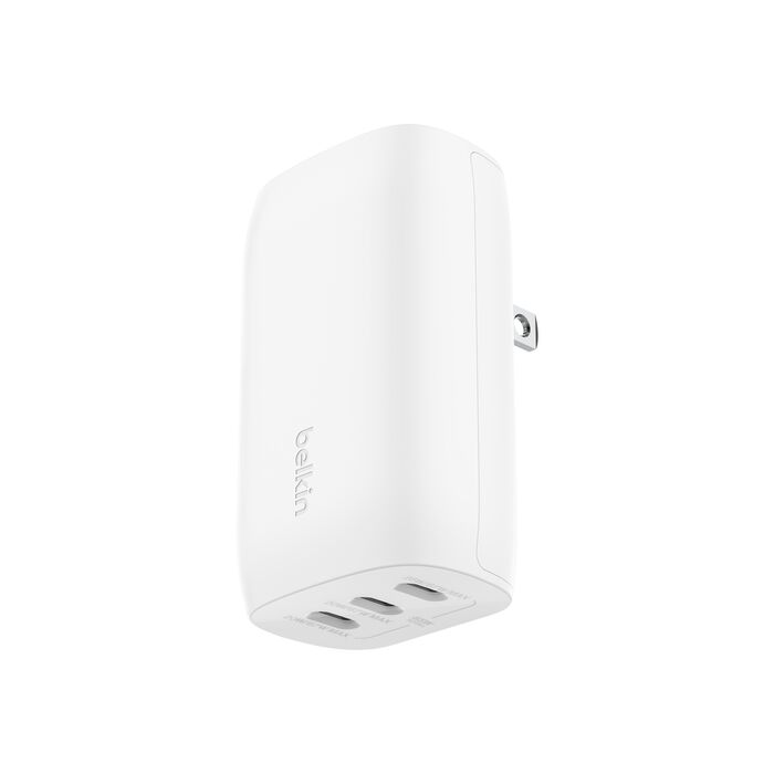 Belkin Cargador de Pared 67W USB-C PD PPS (3 Puertos USB-C) - Attenza.net