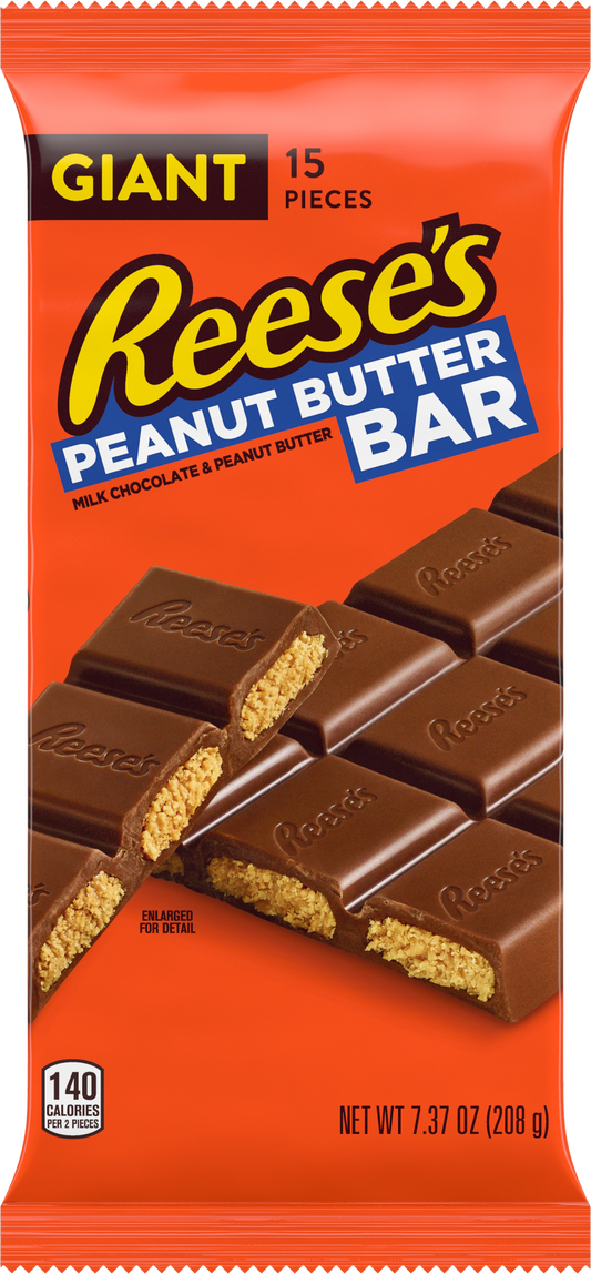 Chocolates Hersheys Reeses Milk Giant Barra - 209g - Attenza.net