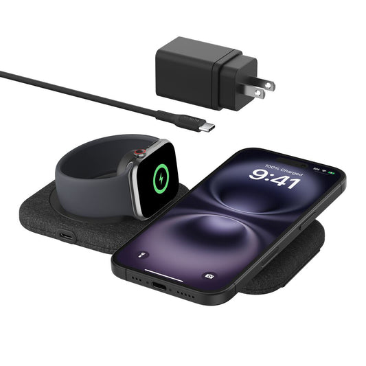 Belkin Qi2 15W 2-en-1 Travel Pad  - Attenza.net