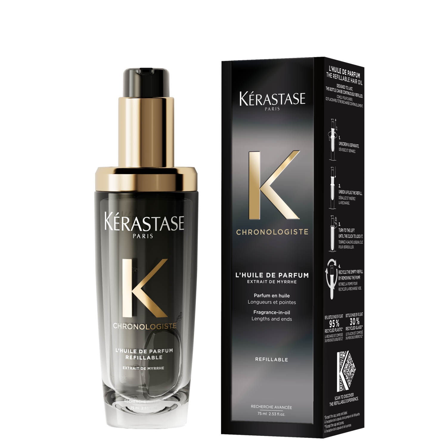 Chronologiste L'Huile de Parfum Refillable - Attenza.net