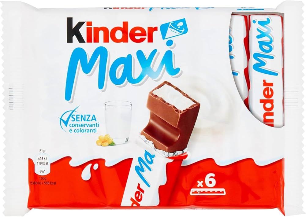 Chocolates Kinder Maxi - 100g - Attenza.net