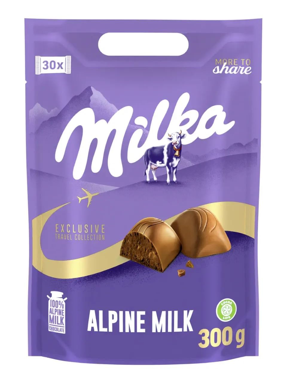 Chocolates Milka Alpine Mini Bolsa - 300g - Attenza.net