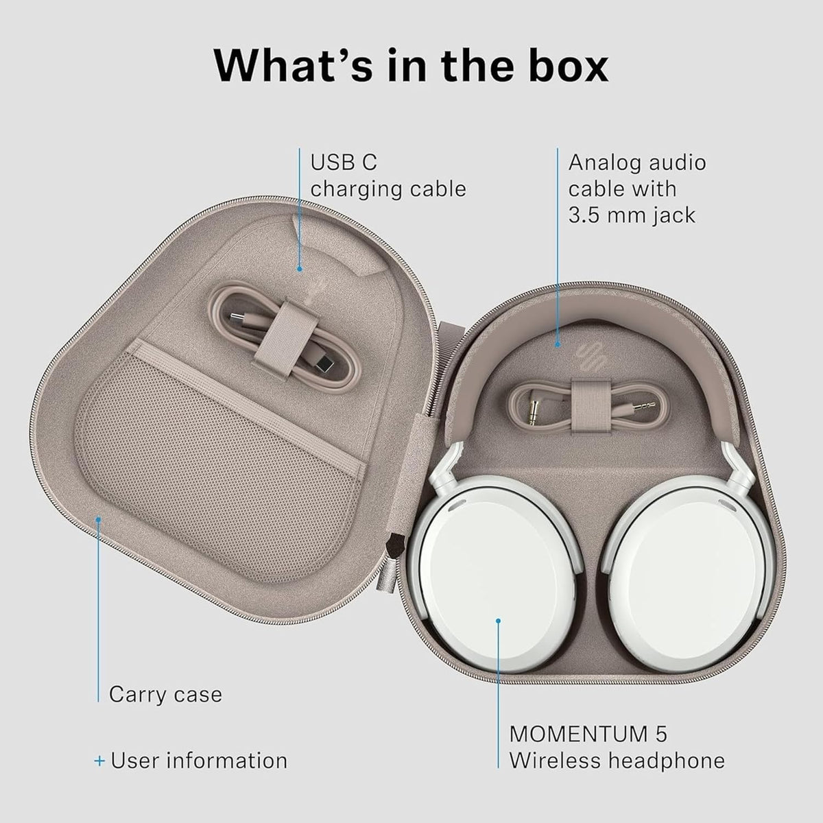 Sennheiser Audifonos Momentum 5 Inalámbricos