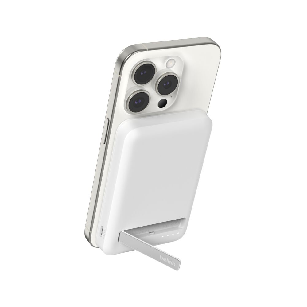 Belkin Power Bank Qi2 15W 5,000 mAh con Stand - Attenza.net