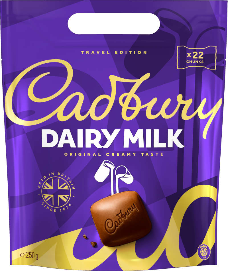 Chocolates Cadbury Dairy Milk Bolsa - 250g - Attenza.net