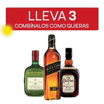 ANY 3 Buchanan's 12YO / Johnie Walker Black 12YO / Old Parr 12YO - Attenza.net