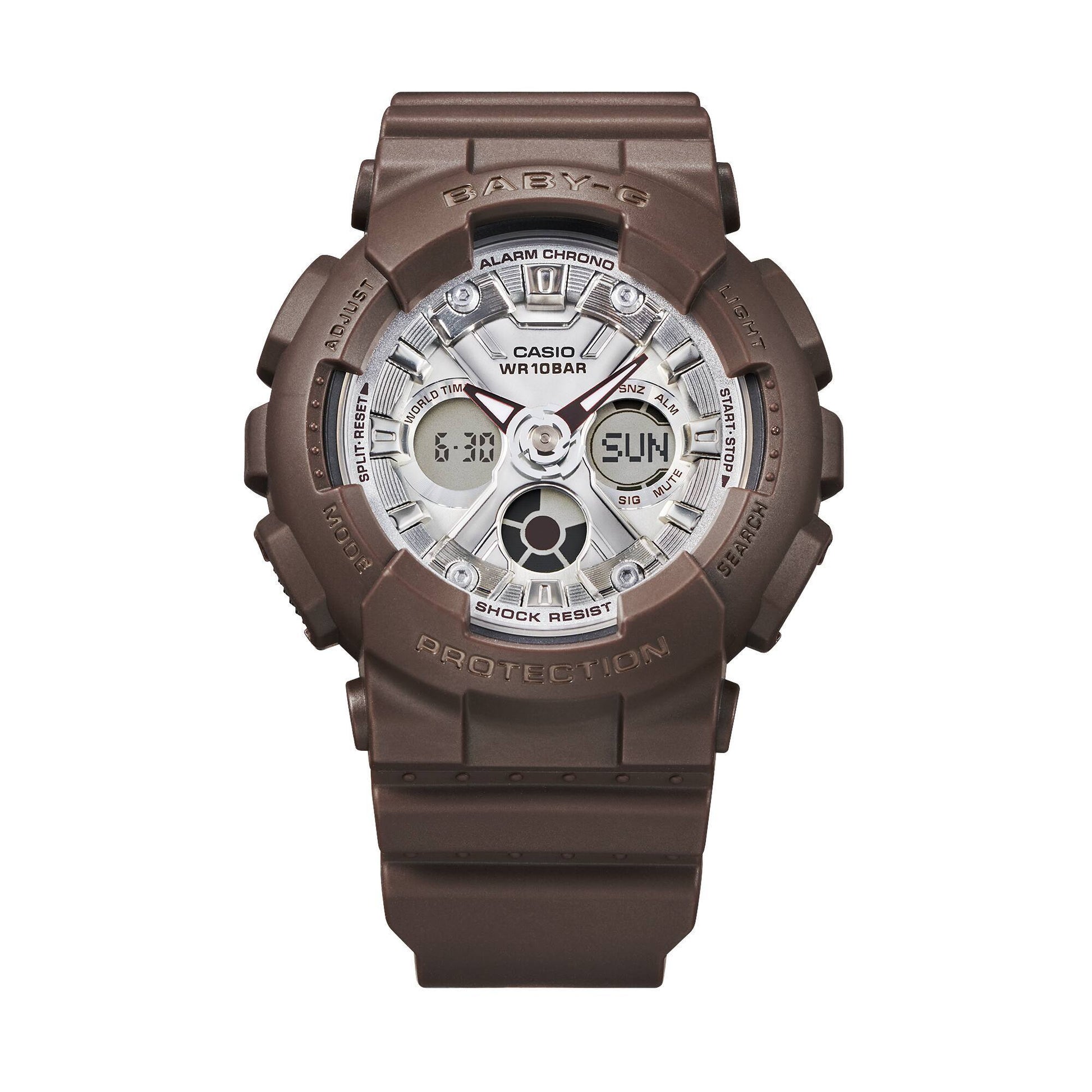 Reloj Análogo-Digital Serie-130 Sport Chocolate de Mujer - Attenza.net