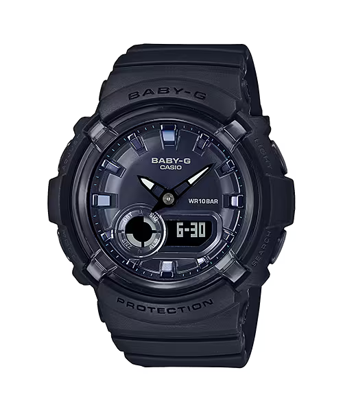 Reloj Análogo-Digital Negro de Mujer BGA-280-1A