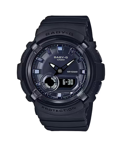Reloj Análogo-Digital Negro de Mujer BGA-280-1A