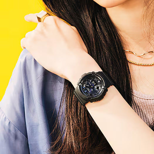 Reloj Análogo-Digital Negro de Mujer BGA-280-1A