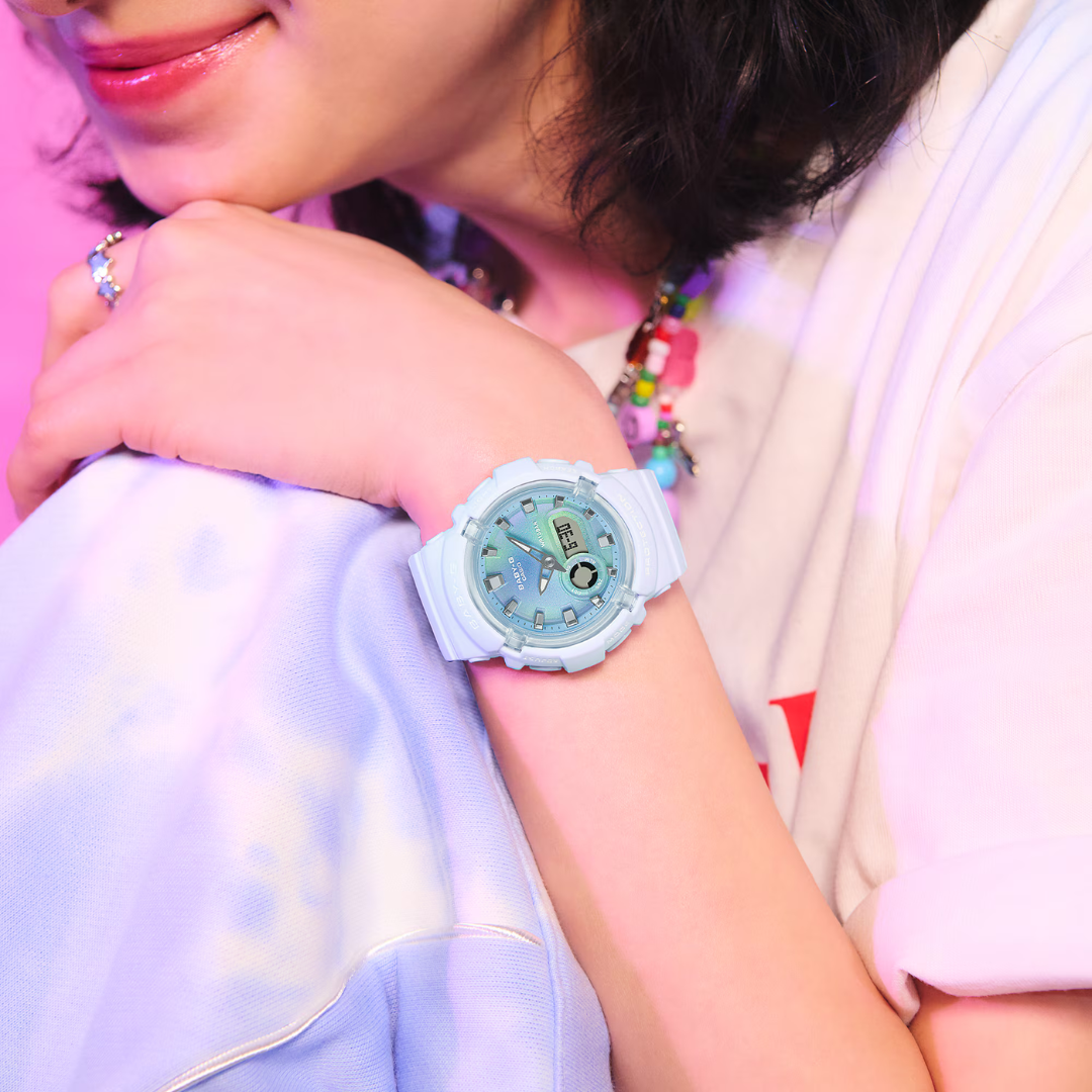 Reloj Análogo Digital Azul Casual de Mujer - Attenza.net