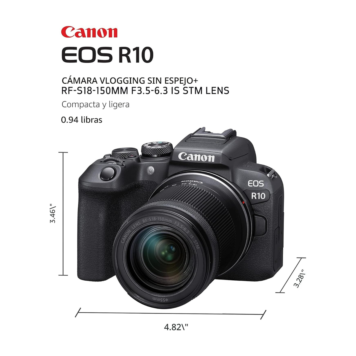 Canon EOS R10 RF-S18-150mm F3.5-6.3 is STM