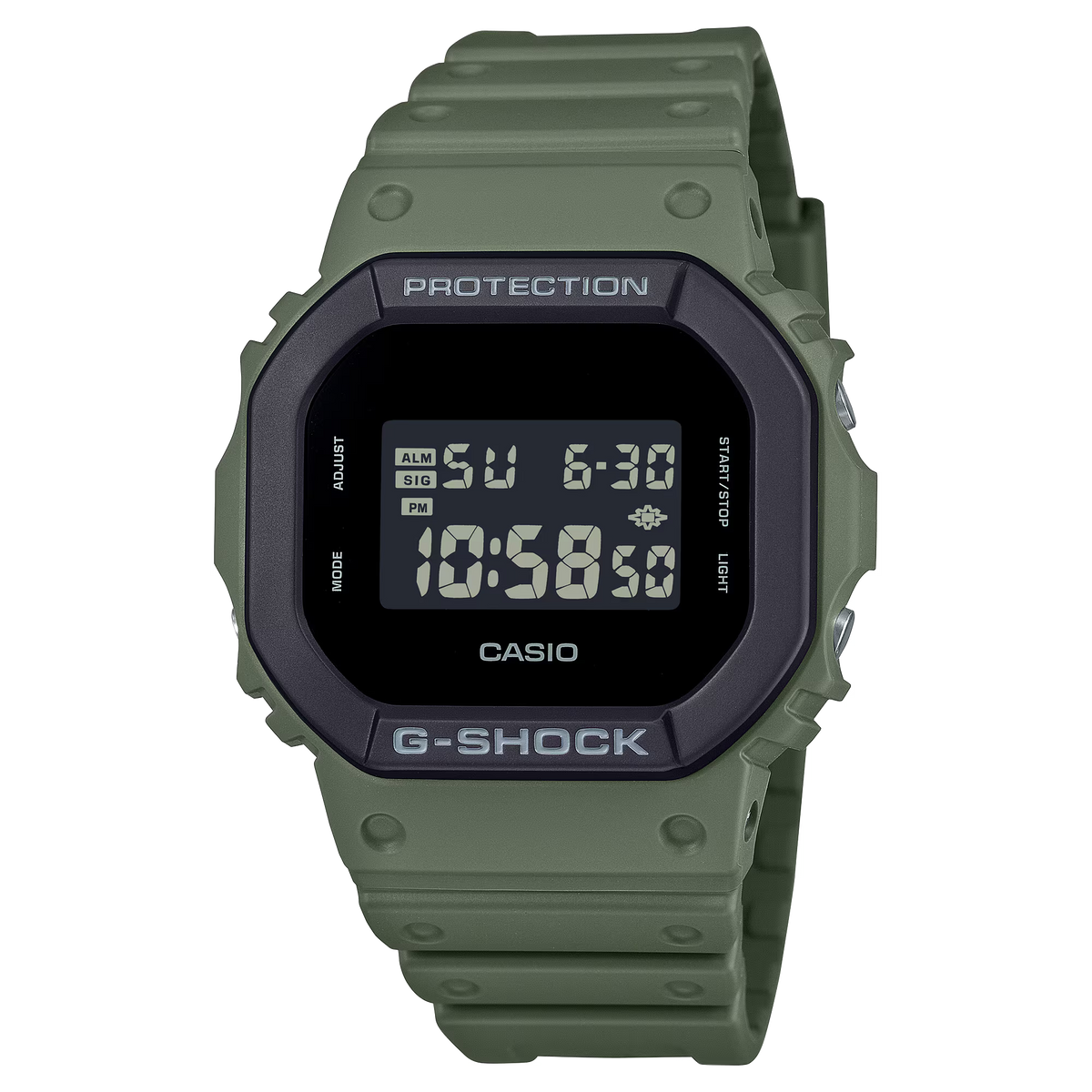 Reloj Digital Verde de Hombre DW-5610UU-3D