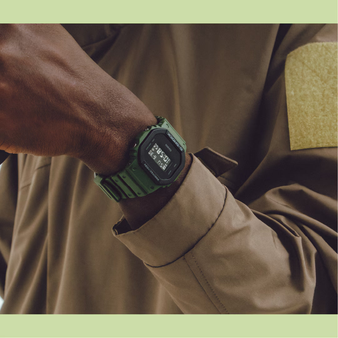 Reloj Digital Verde de Hombre DW-5610UU-3D