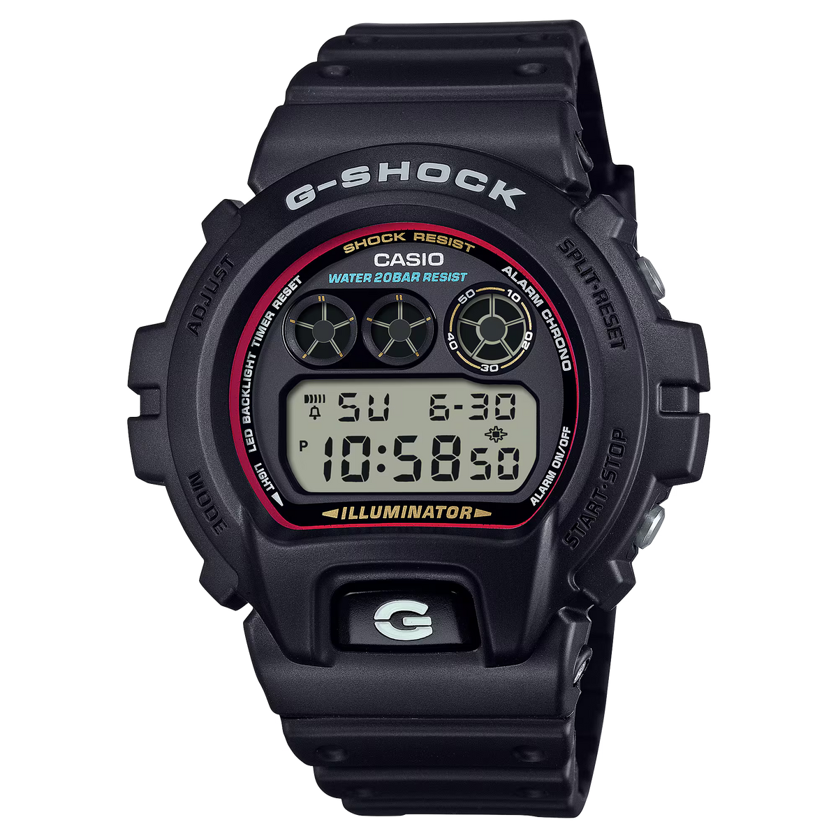 G-SHOCK Reloj Digital Negro de Hombre GDW-6900RL1D