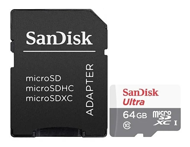 SanDisk Ultra microSD 64GB 100MB/s Clase 10 - Attenza.net