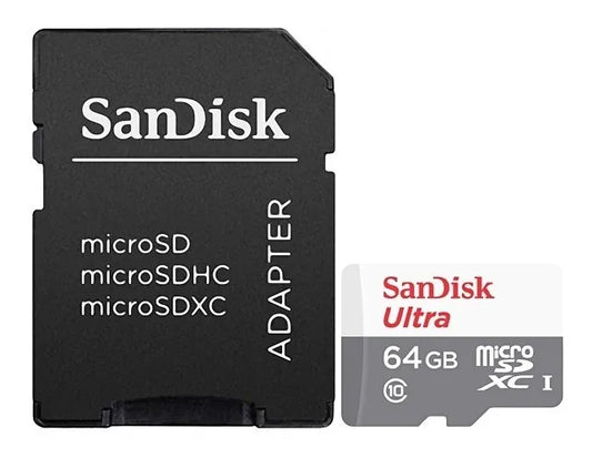 SanDisk Ultra microSD 64GB 100MB/s Clase 10 - Attenza.net