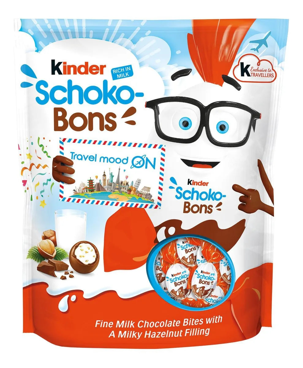 Chocolates Kinder Schokobons  Bolsa - 320g - Attenza.net