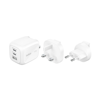 Belkin Cargador Gan De Y 3 Puertos