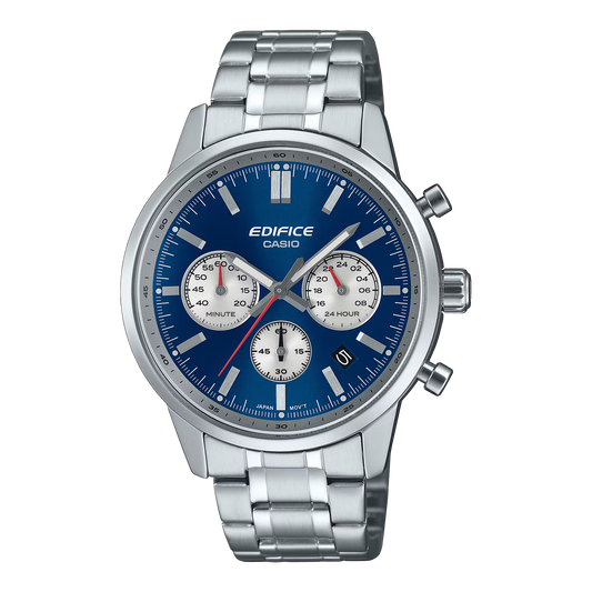 Reloj Análogo Plateado Deportivo de Hombre EFR-575D-2A - Attenza Panamá