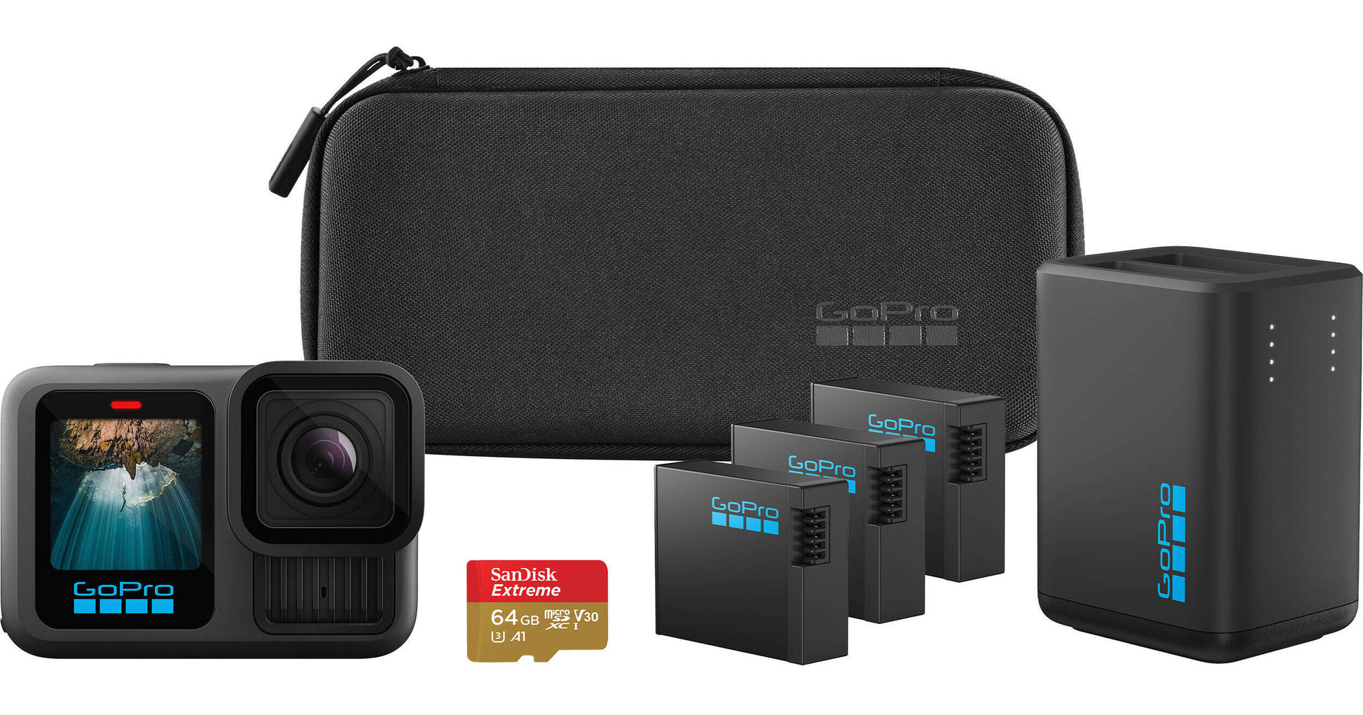 Go Pro Hero13 Extendend Power Bundle - Attenza.net