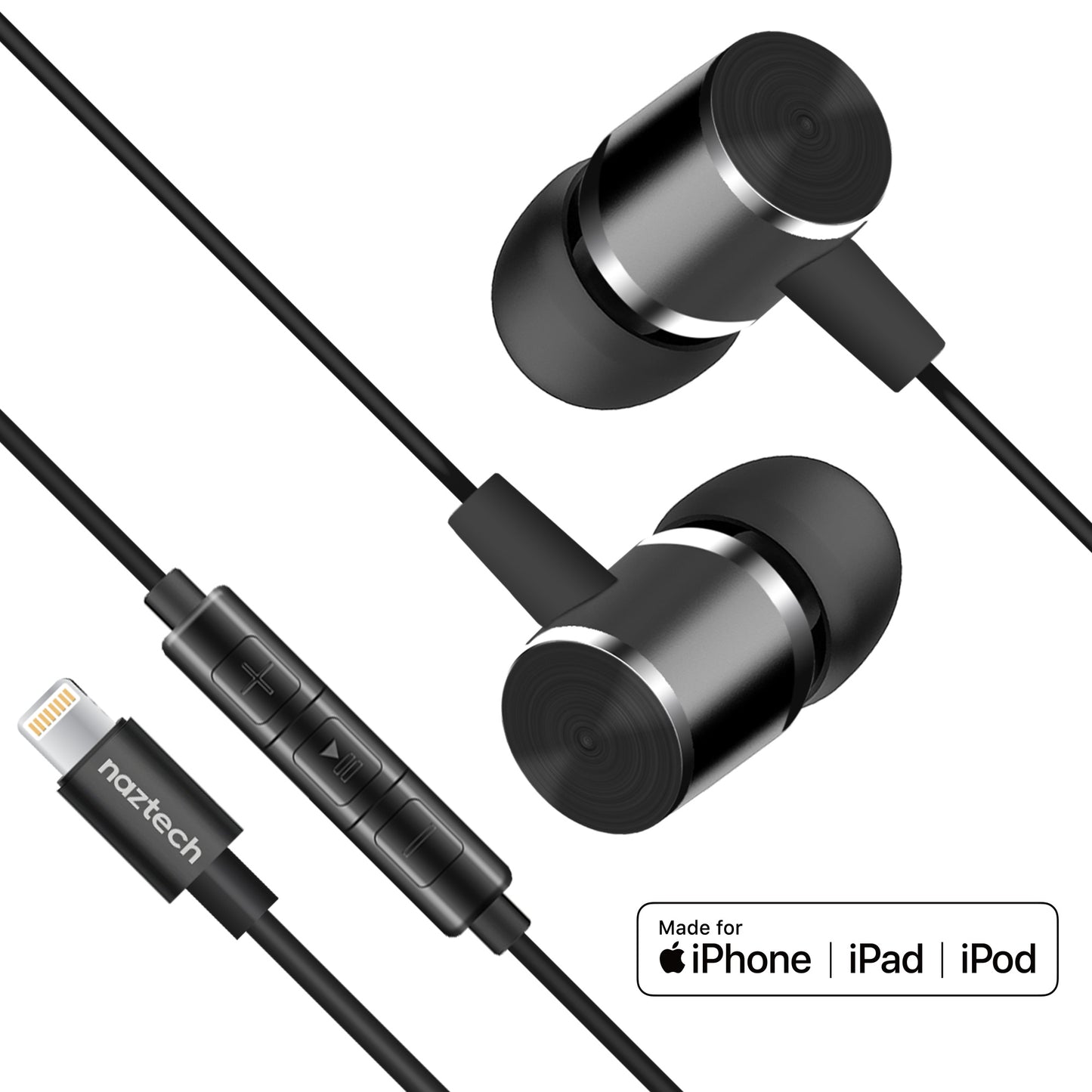 Naztech Audifono Platinun Mpi Lightning Naztech - Attenza.net