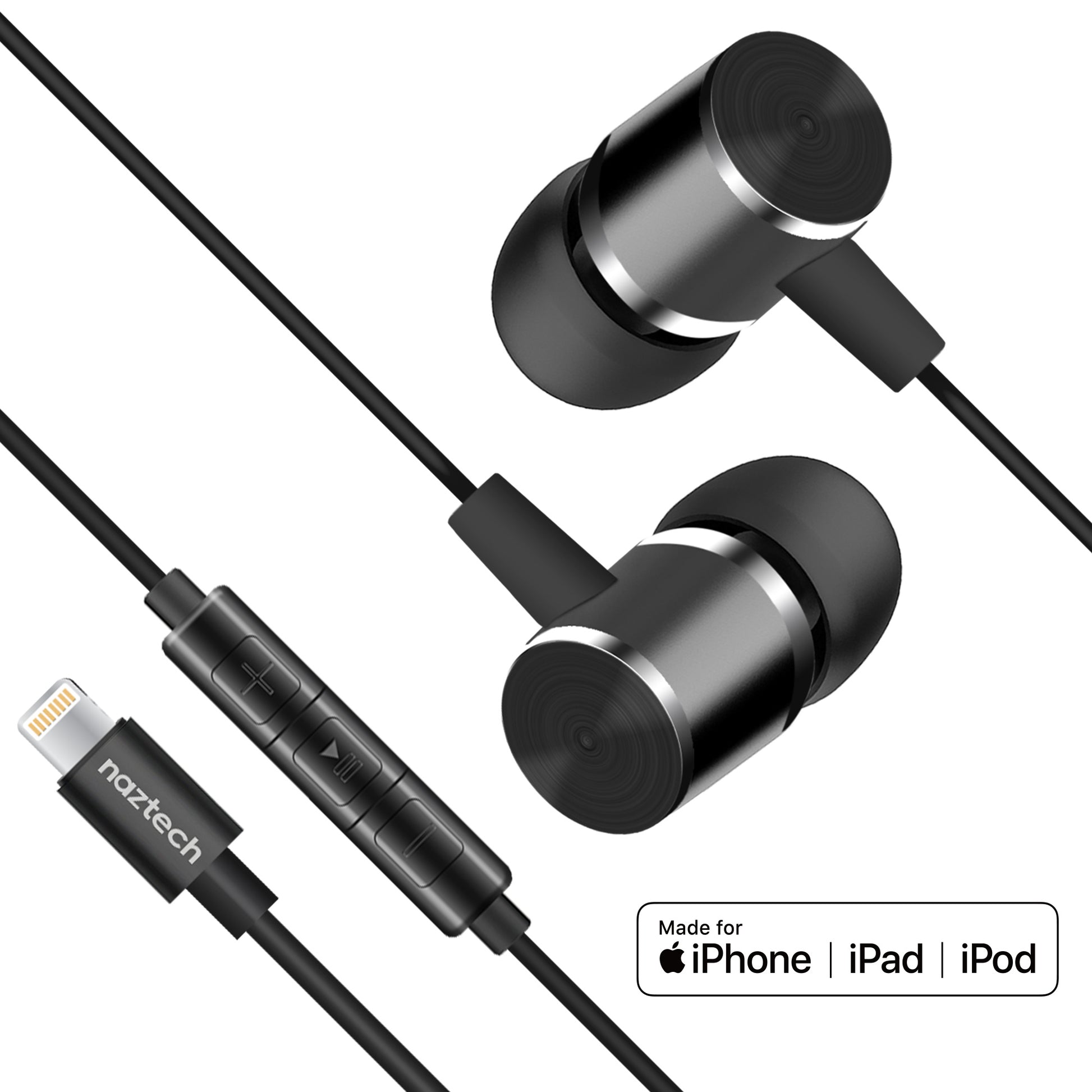 Naztech Audifono Platinun Mpi Lightning Naztech - Attenza.net