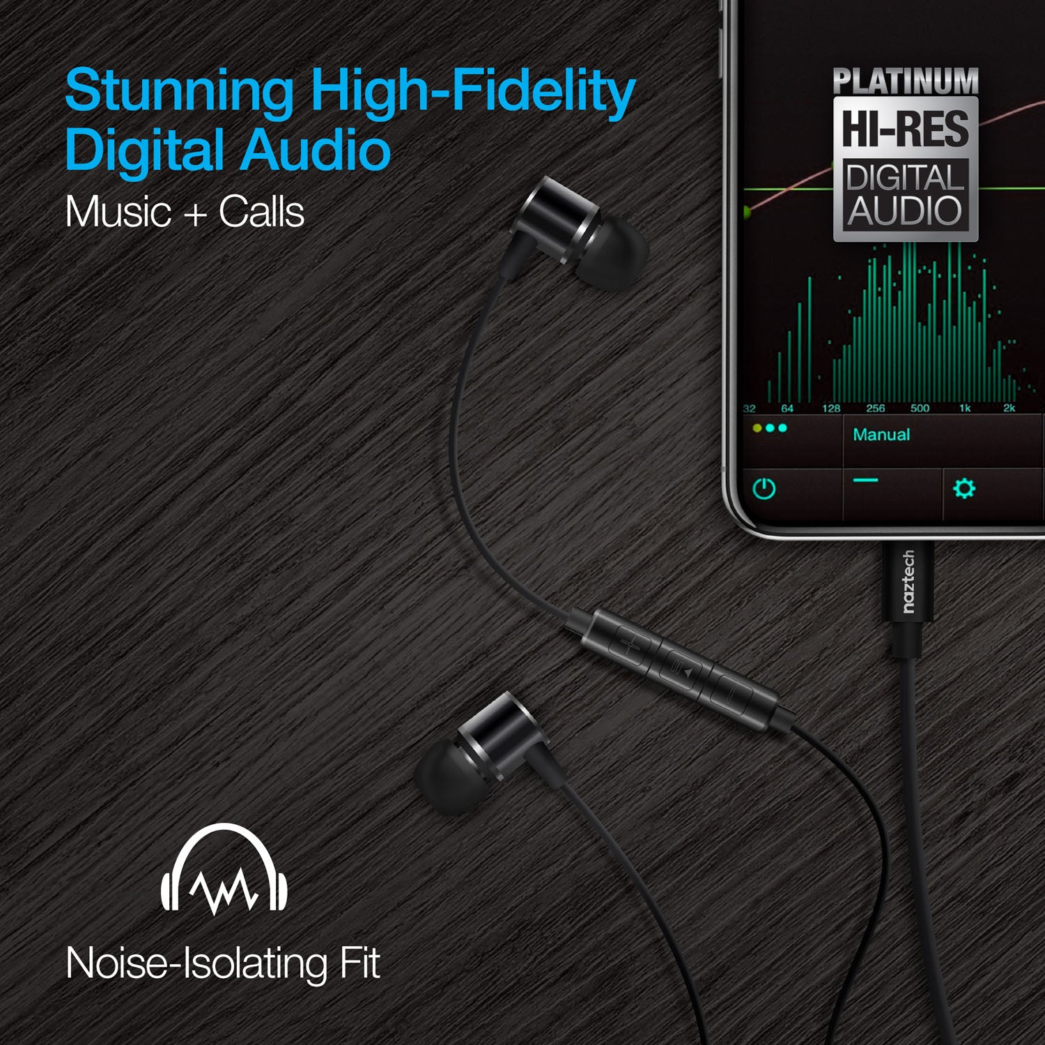 Naztech Audifono Platinun Mpi Lightning Naztech - Attenza.net