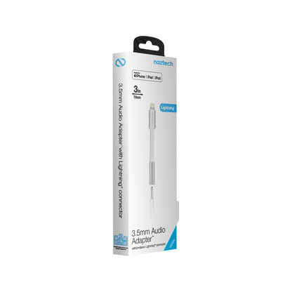 Naztech Adaptador De Audio 3.5mm A Lightning - Attenza.net