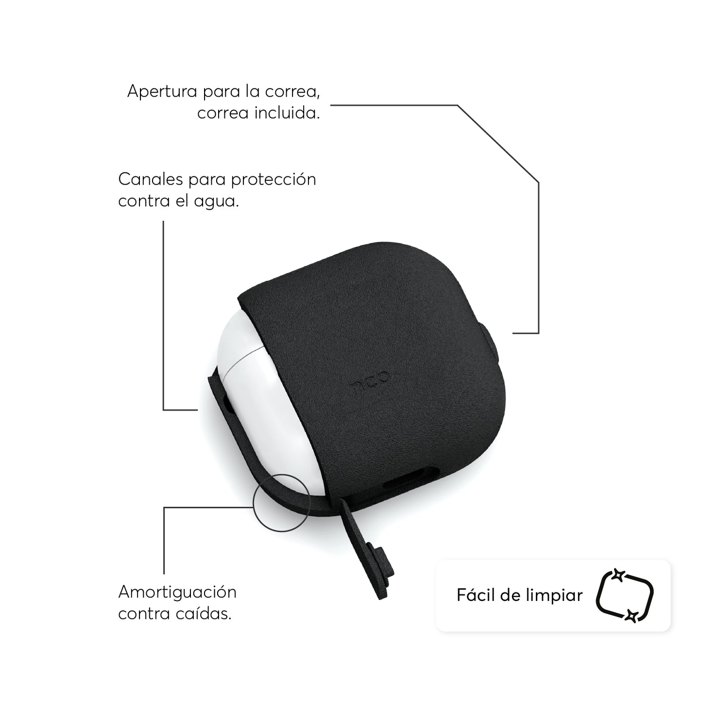 SiliconeGuard para AirPods - Attenza.net